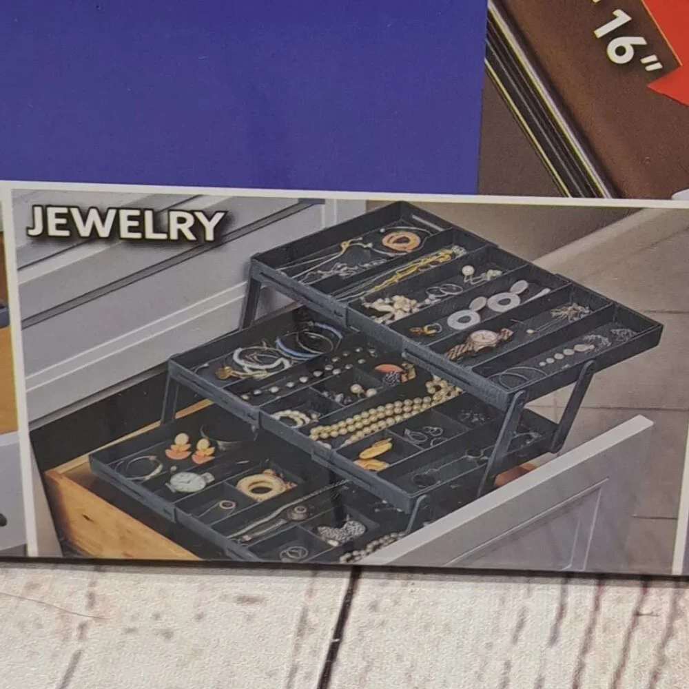 Smart Drawer Organizer for Standard Drawers- Expanding Multi-level  NIB